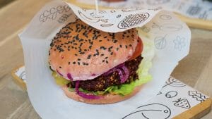 Veganer Burger